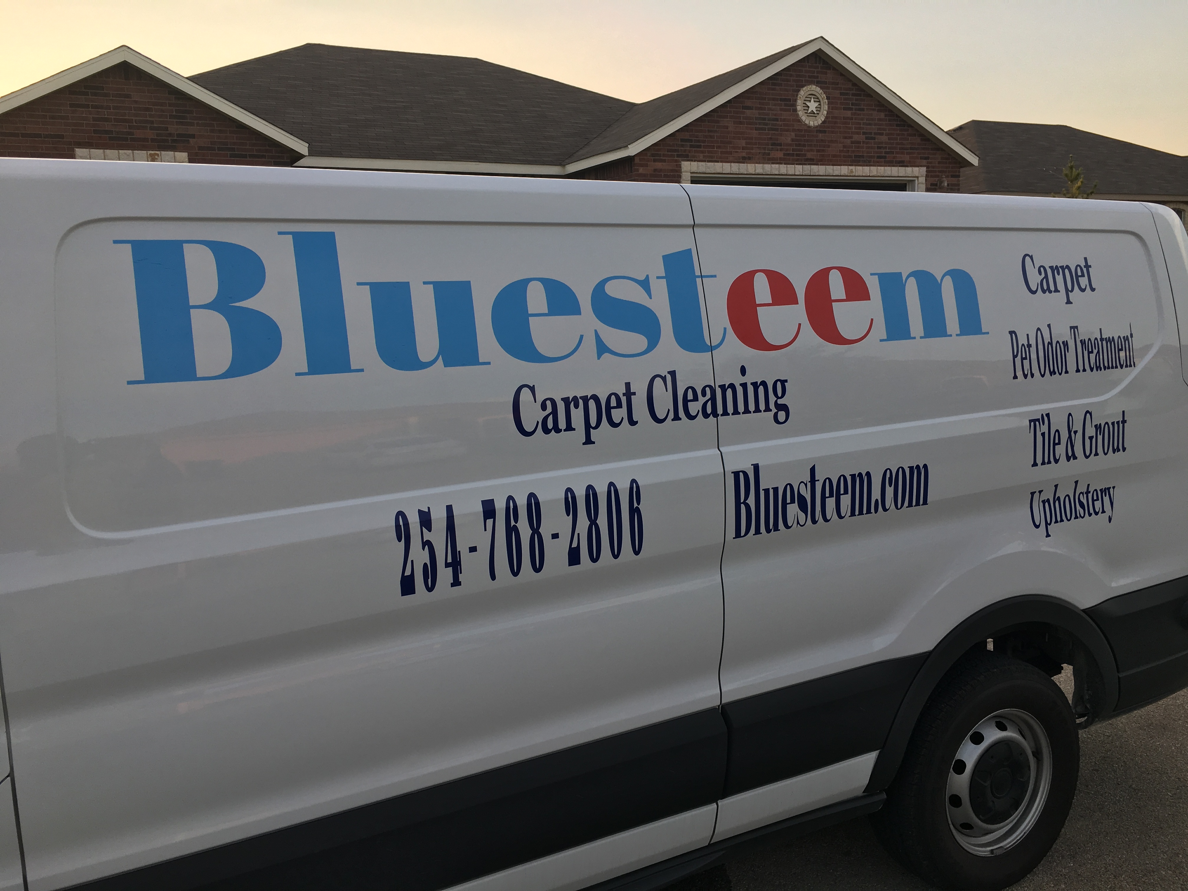 Killeen Carpet cleaning Bluesteem van